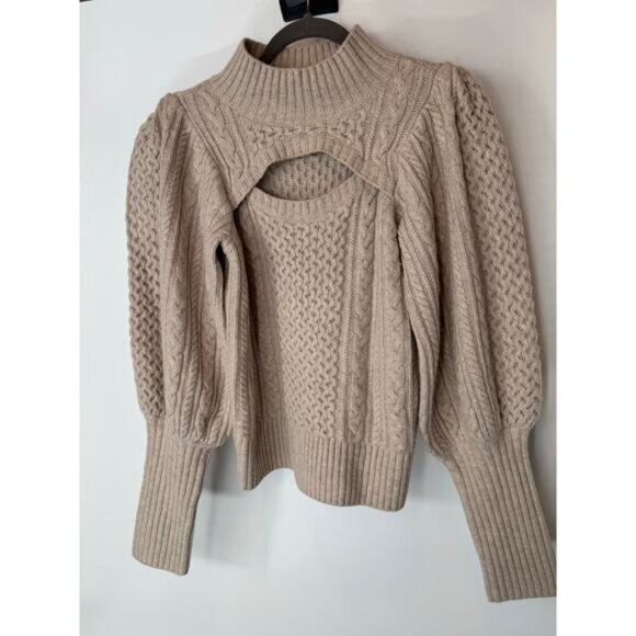 SEA New York juliette cable knit sweater XS - Picture 2 of 7